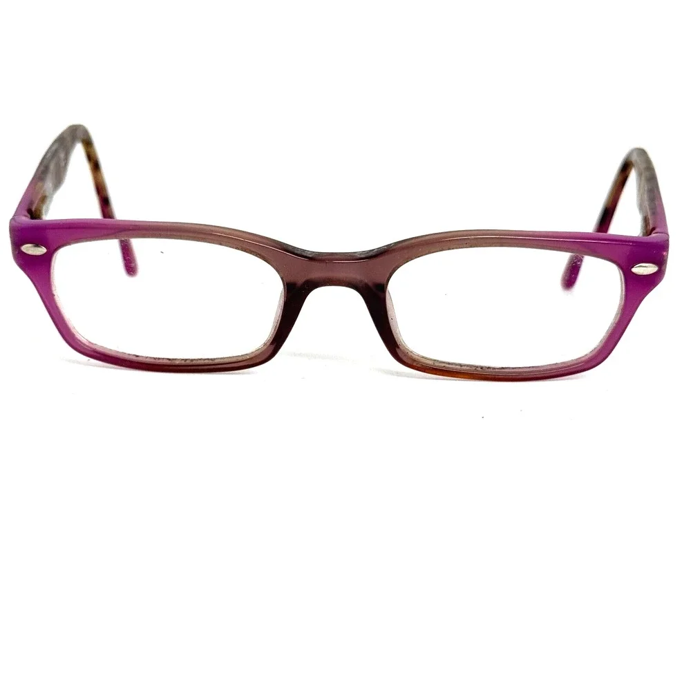 Ray-Ban Eyeglasses Frames RB5150 5489 Striped Brown Clear Purple 48-19-135 15280